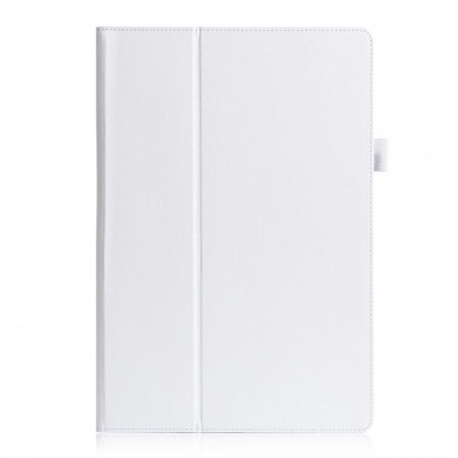 Samsung Galaxy TabPro S Modische Leder Smart Case Hülle mit Standfunktion - weiss