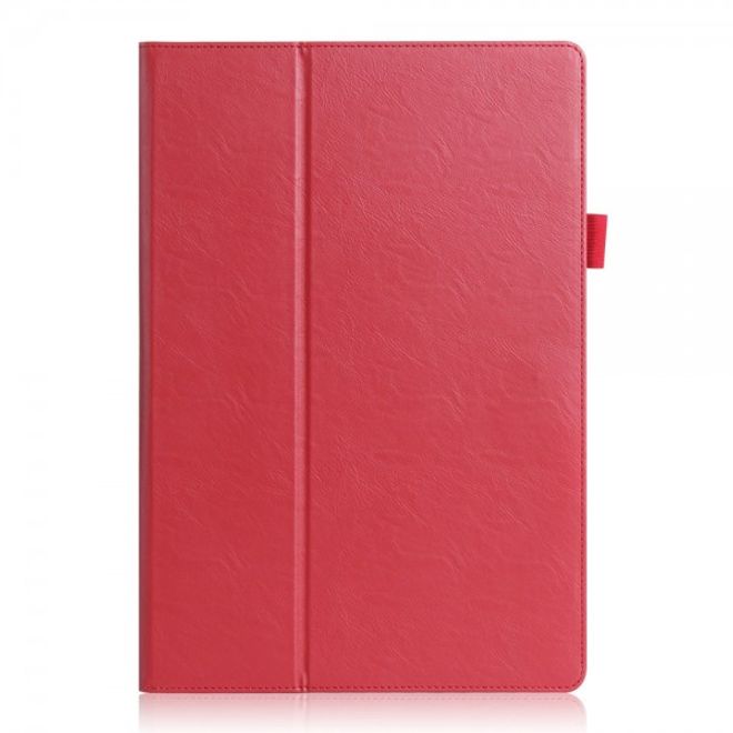 Samsung Galaxy TabPro S Modische Leder Smart Case Hülle mit Standfunktion - rot