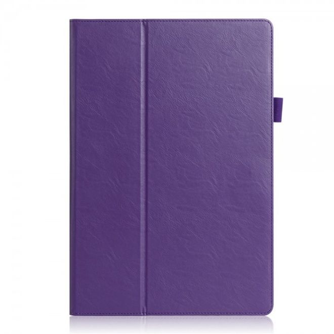 Samsung Galaxy TabPro S Modische Leder Smart Case Hülle mit Standfunktion - purpur