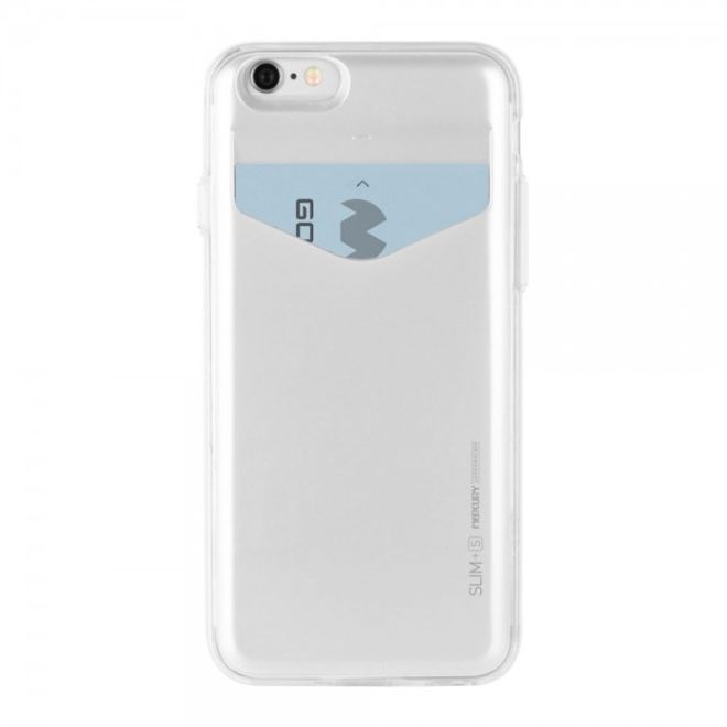 Goospery - Case für Samsung Galaxy S7 - Handyhülle aus Plastik - Slim Plus S Series - silber