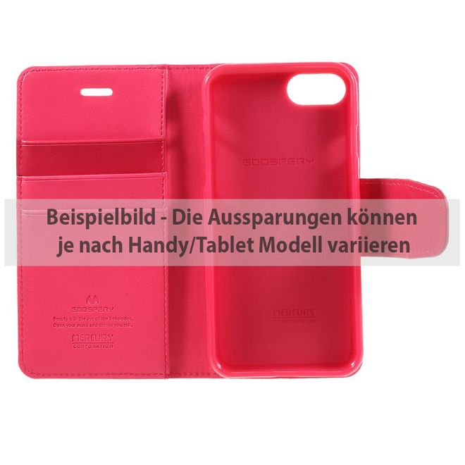 Goospery - Sony Xperia Z3 Handyhülle - Case aus Leder - Sonata Diary Series - rosa