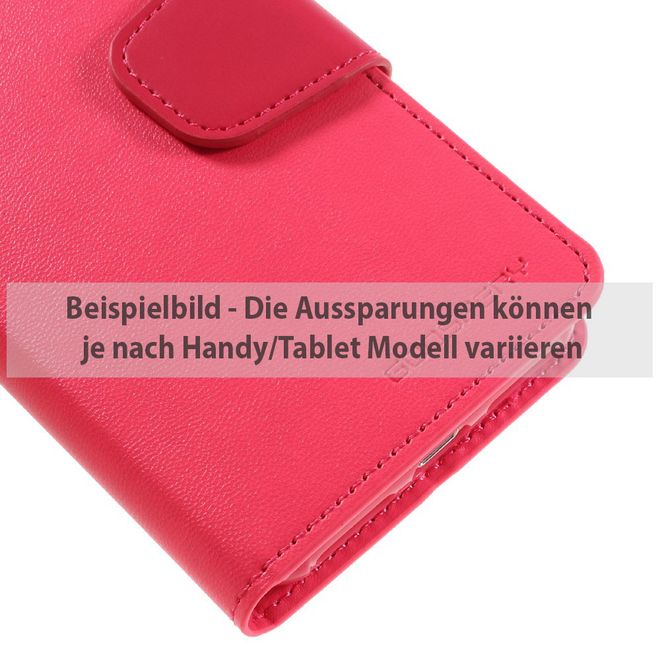 Goospery - Sony Xperia Z3 Handyhülle - Case aus Leder - Sonata Diary Series - rosa