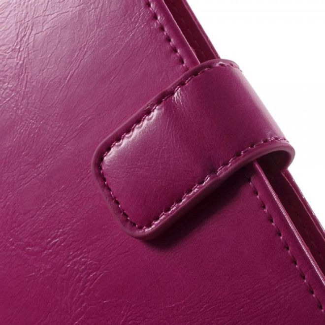 Goospery - Sony Xperia M4 Aqua Hülle - Handy Bookcover - Bluemoon Diary Series - pink