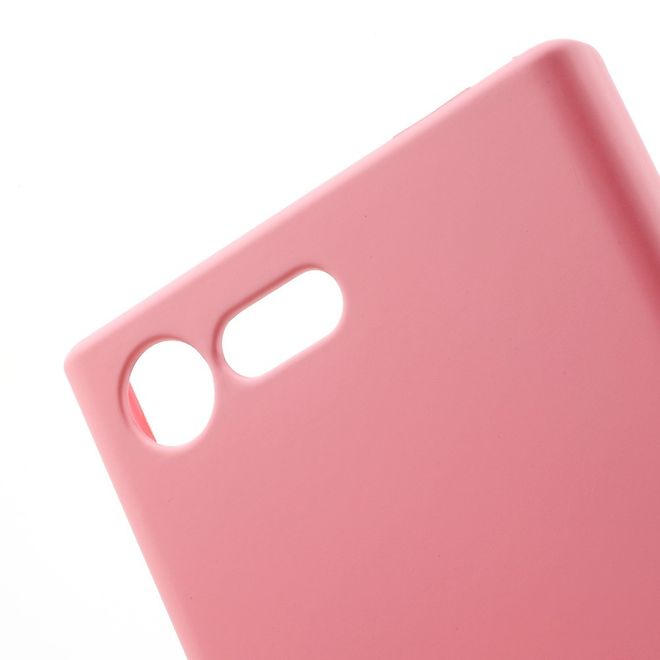 Sony Xperia X Compact Case - Handyhülle aus Hartplastik - gummiert - pink
