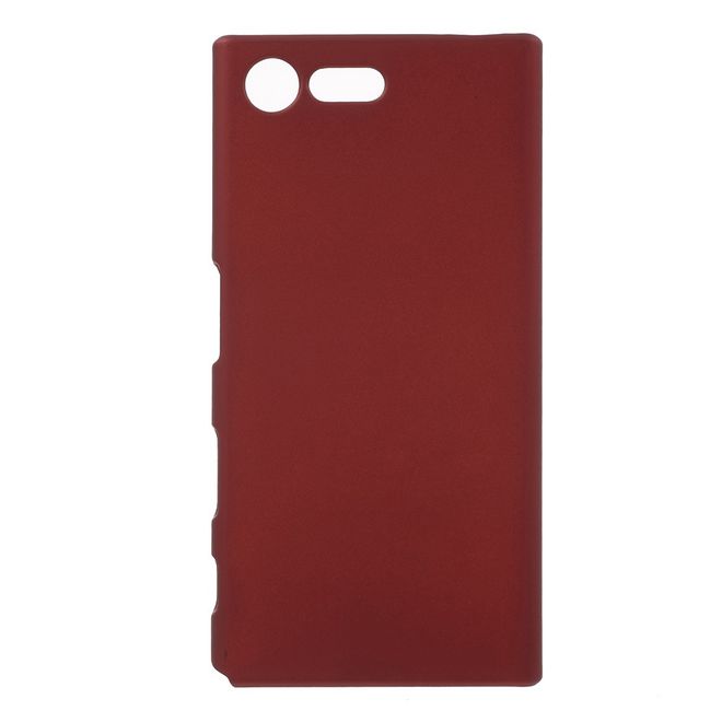 Sony Xperia X Compact Case - Handyhülle aus Hartplastik - gummiert - rot