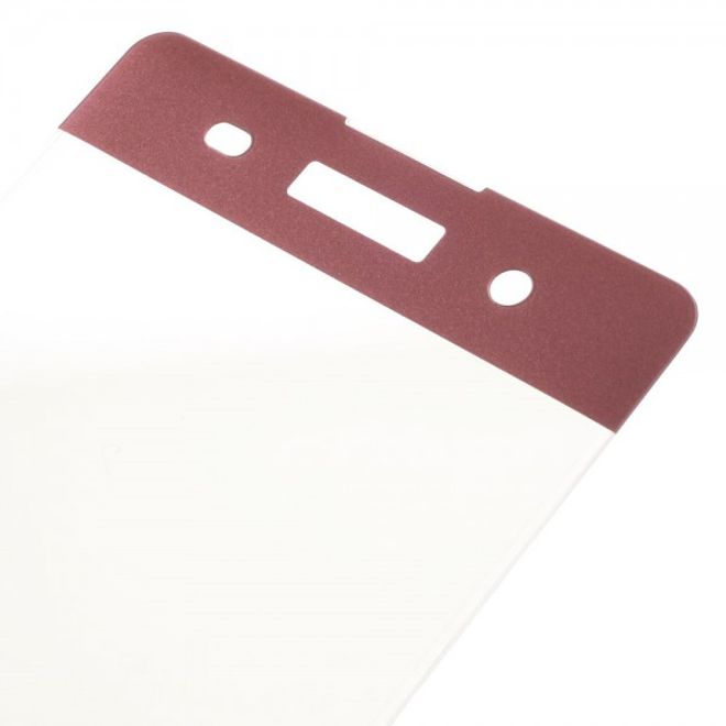 Sony Xperia XA Anti-Explosions Schutzfolie aus gehärtetem Glas für die gesamte Vorderseite - rosagold