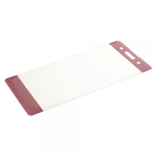 Sony Xperia XA Anti-Explosions Schutzfolie aus gehärtetem Glas für die gesamte Vorderseite - rosagold