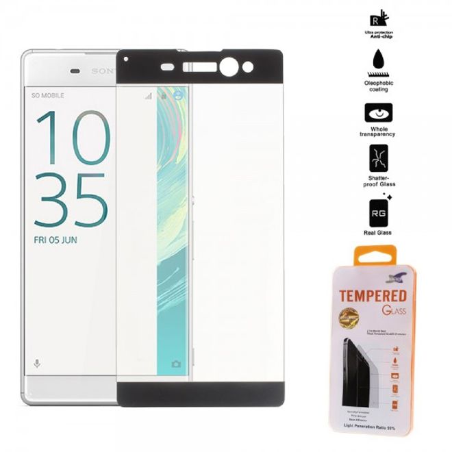Sony Xperia XA Ultra Schutzfolie aus gehärtetem Glas (0.26mm dick) - schwarz