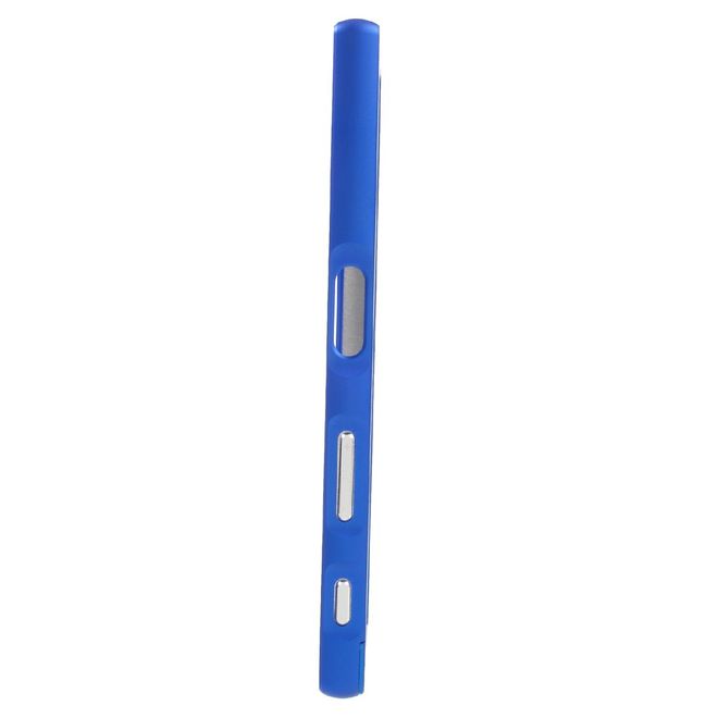 Sony Xperia XZ/XZs Bumper - aus Metall - Slide-On Funktion - dunkelblau