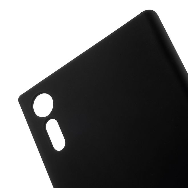 Sony Xperia XZ/XZs Case - Handyhülle aus Hartplastik - gummiert - schwarz