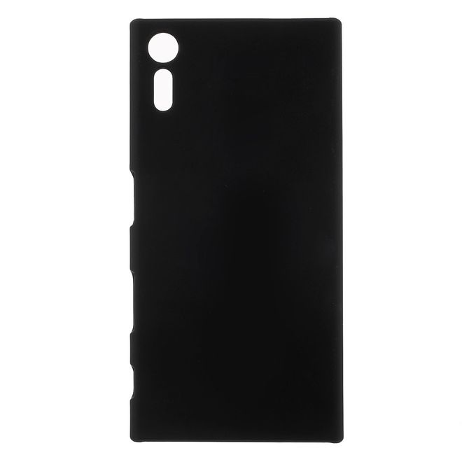 Sony Xperia XZ/XZs Case - Handyhülle aus Hartplastik - gummiert - schwarz