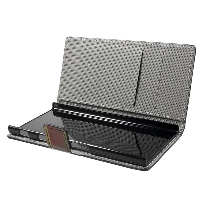 Sony Xperia XZ/XZs Handyhülle - Leder Case mit Standfunktion - UK Flagge im Vintagelook