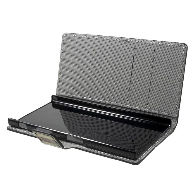 Sony Xperia XZ/XZs Handyhülle - Leder Case mit Standfunktion - USA Flagge im Retrolook