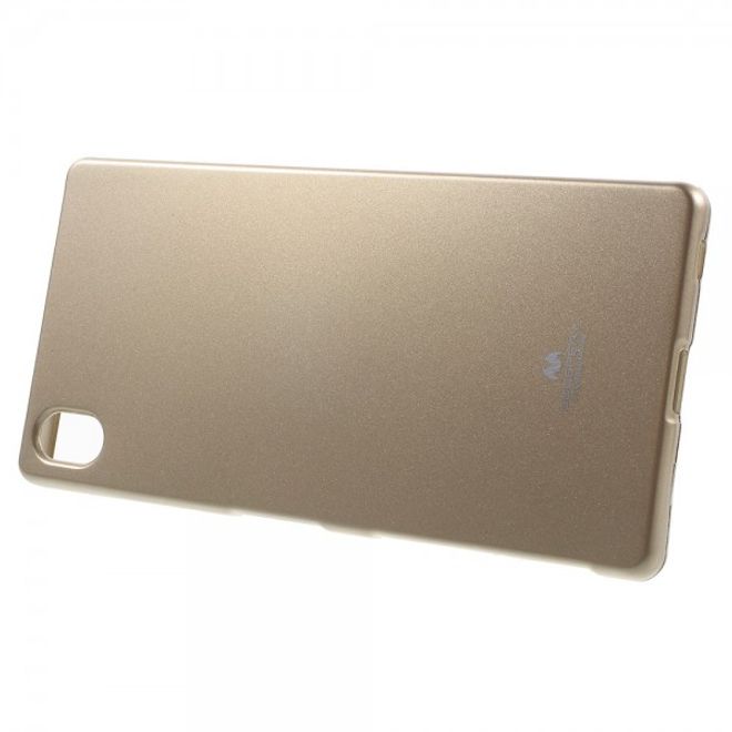 Goospery - Sony Xperia Z5 Premium/Dual Handy Hülle - TPU Soft Case - Pearl Jelly Series - gold