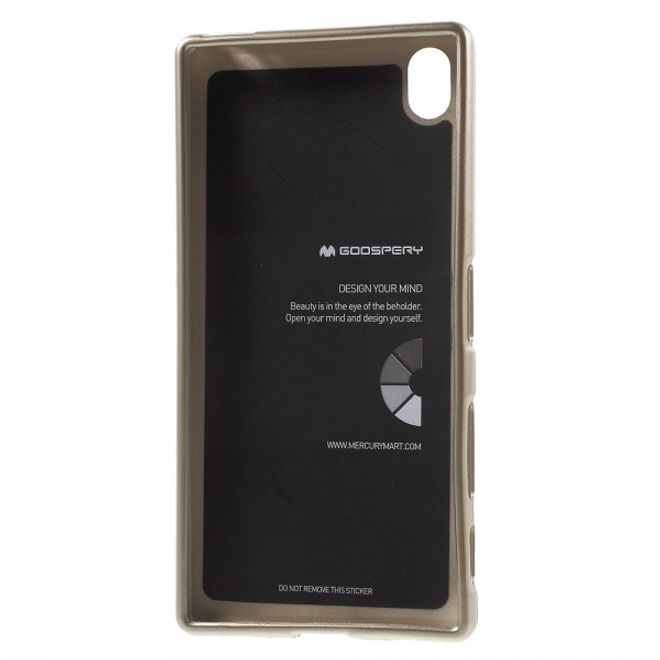 Goospery - Sony Xperia Z5 Premium/Dual Handy Hülle - TPU Soft Case - Pearl Jelly Series - gold