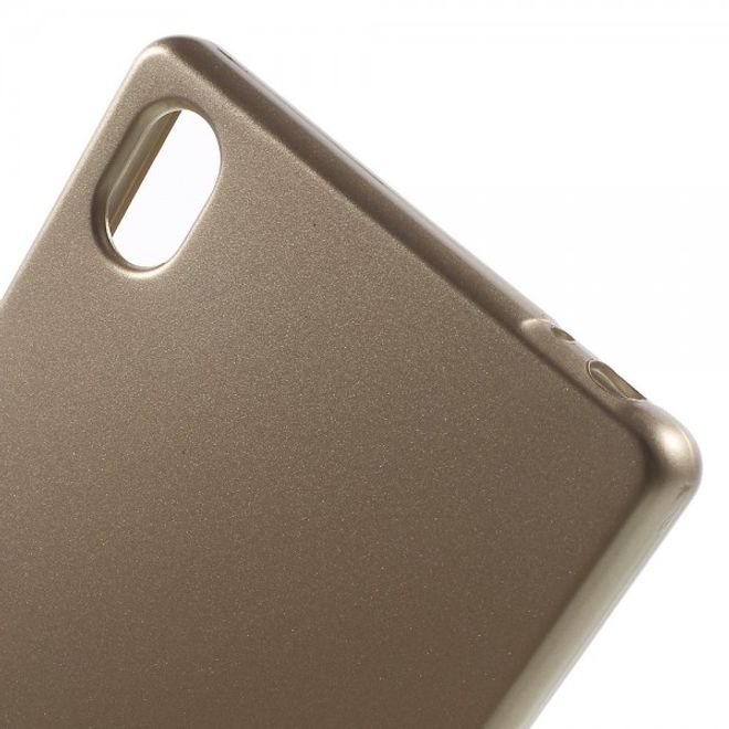 Goospery - Sony Xperia Z5 Premium/Dual Handy Hülle - TPU Soft Case - Pearl Jelly Series - gold