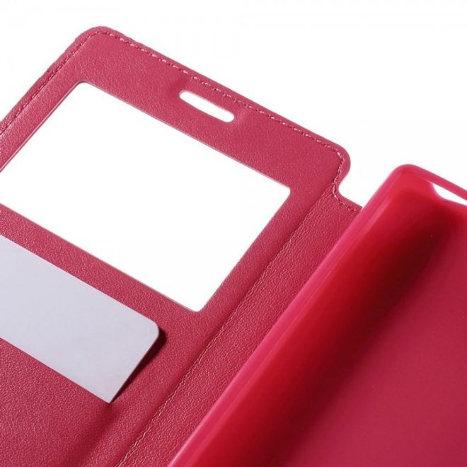 Sony Xperia Z5 Premium/Dual Nobles Leder Case Etui von Roar Korea - rosa