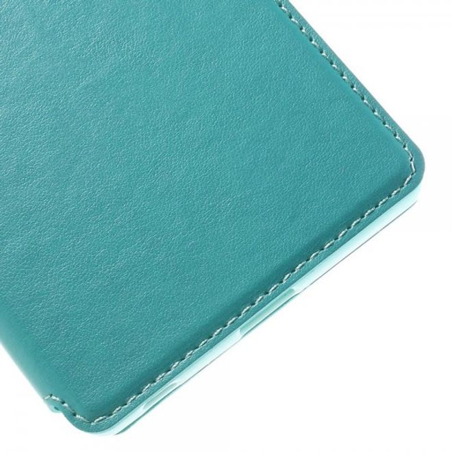 Sony Xperia Z5 Premium/Dual Nobles Leder Case Etui von Roar Korea - hellblau