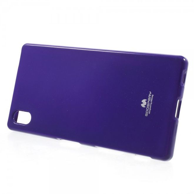 Goospery - Sony Xperia Z5/Z5 Dual Handy Hülle - TPU Soft Case - Pearl Jelly Series - purpur