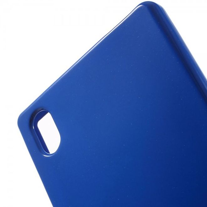 Goospery - Sony Xperia Z5/Z5 Dual Handy Hülle - TPU Soft Case - Pearl Jelly Series - blau