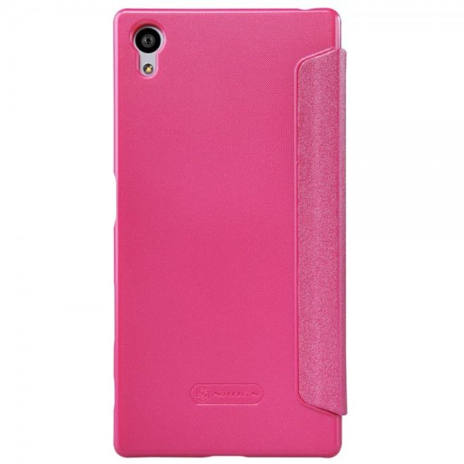 Sony Xperia Z5/Z5 Dual Nillkin Sparkle Series Leder Flip Cover - rosagold