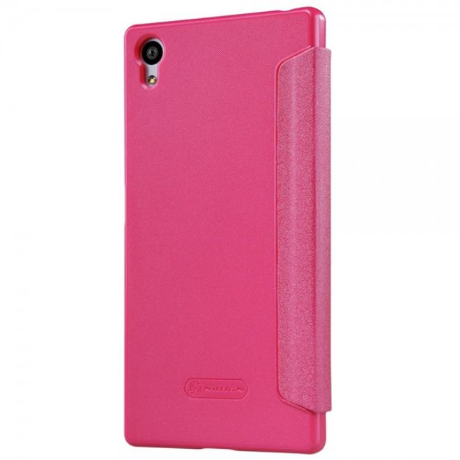 Sony Xperia Z5/Z5 Dual Nillkin Sparkle Series Leder Flip Cover - rosagold