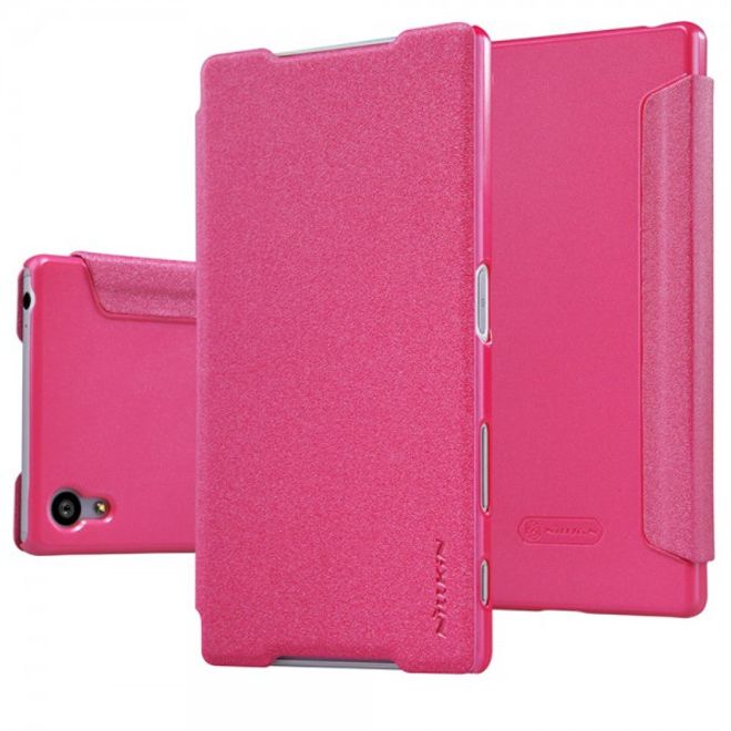 Sony Xperia Z5/Z5 Dual Nillkin Sparkle Series Leder Flip Cover - rosagold