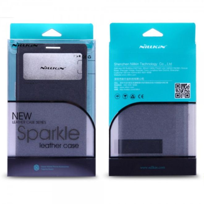 Sony Xperia Z5/Z5 Dual Nillkin Sparkle Series Leder Flip Cover - rosagold