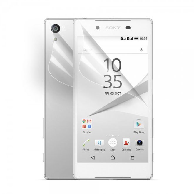 Sony Xperia Z5/Z5 Dual Vorder- und Rückseiten Schutzfolie - ultraklar