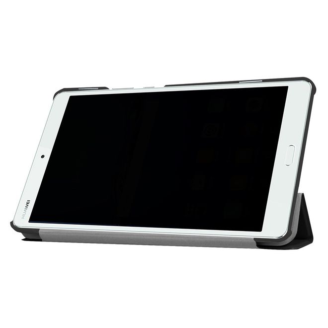 Tablethülle für Huawei MediaPad M3 8.4 - mit Standfunktion - schwarz