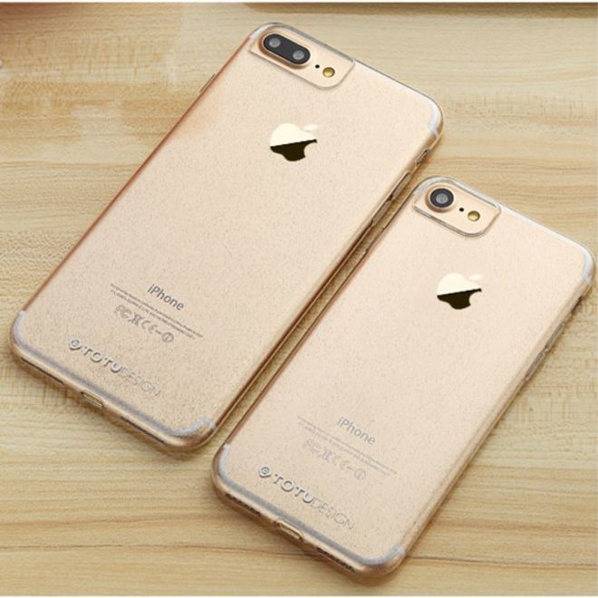 Totu - iPhone 8 Plus / 7 Plus Hülle - TPU Softcase - ultradünn und glitzernd - gold
