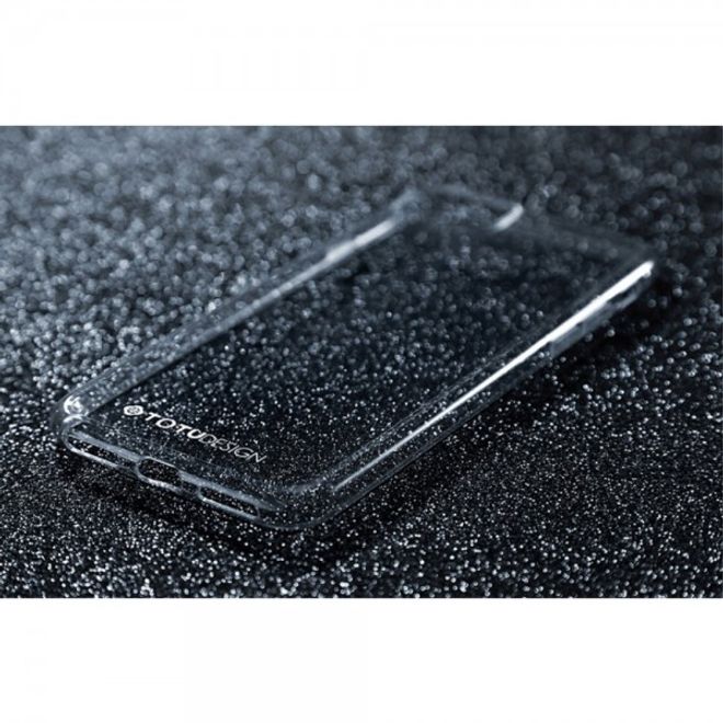 Totu - iPhone 8 Plus / 7 Plus Hülle - TPU Softcase - ultradünn und glitzernd - gold
