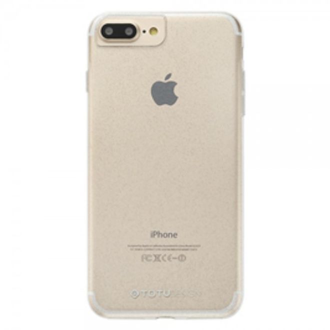 Totu - iPhone 8 Plus / 7 Plus Hülle - TPU Softcase - ultradünn und glitzernd - schwarz