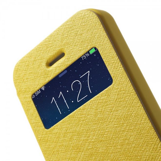 Goospery - Cover für Galaxy S6 Edge plus - Handyhülle aus Plastik - Wow Bumper Series - gelb