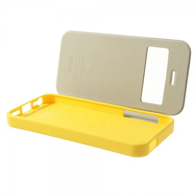 Goospery - Cover für HTC M8 - Handyhülle aus Plastik - Wow Bumper Series - gelb