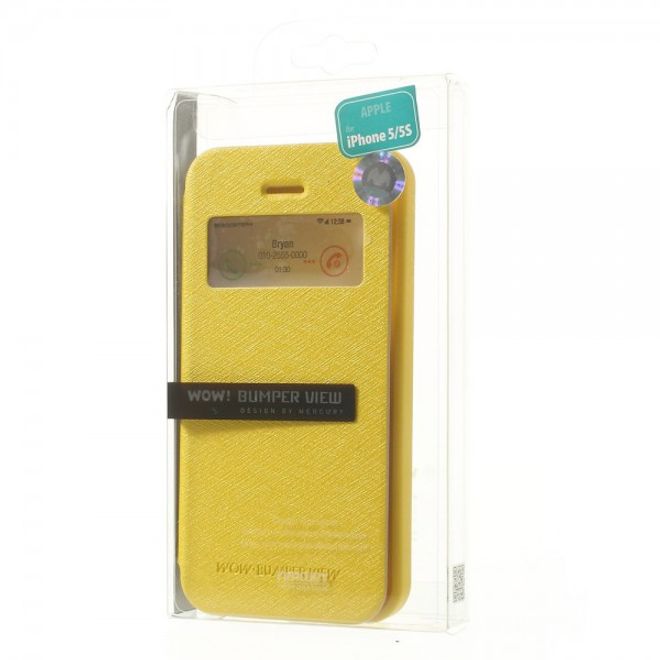 Goospery - Cover für LG Stylus 2 - Handyhülle aus Plastik - Wow Bumper Series - gelb