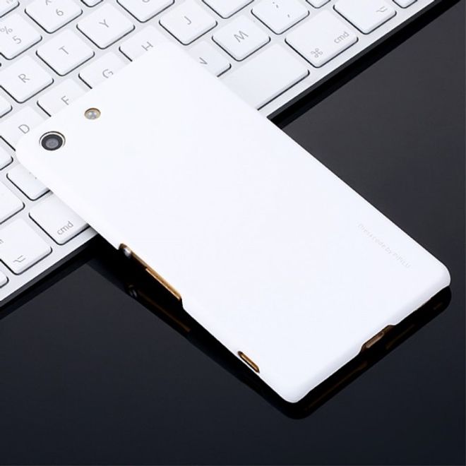 Sony Xperia M5/M5 Dual - X-Level - Case aus Plastik - gummierte Oberfläche - weiss