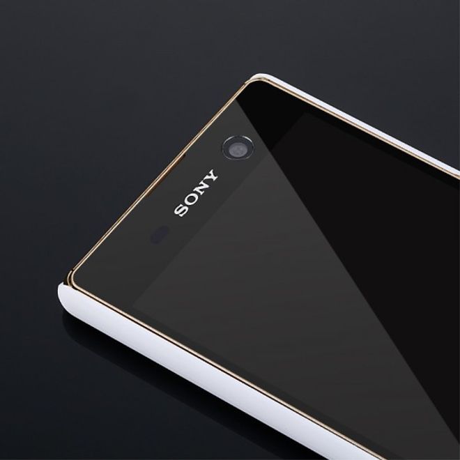 Sony Xperia M5/M5 Dual - X-Level - Case aus Plastik - gummierte Oberfläche - weiss