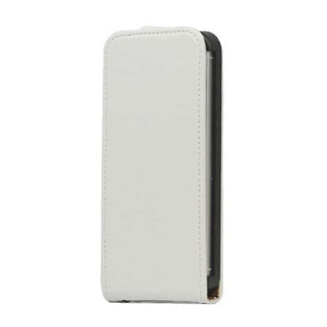 iPhone SE/5S/5 Magnetic Genuine Leather Case - White