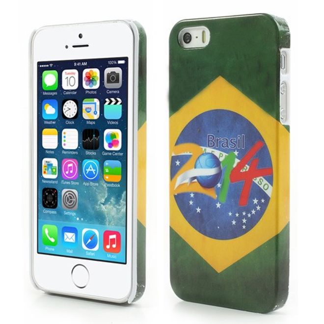 iPhone SE/5S/5 Brazil World Cup 2014 Plastic Case