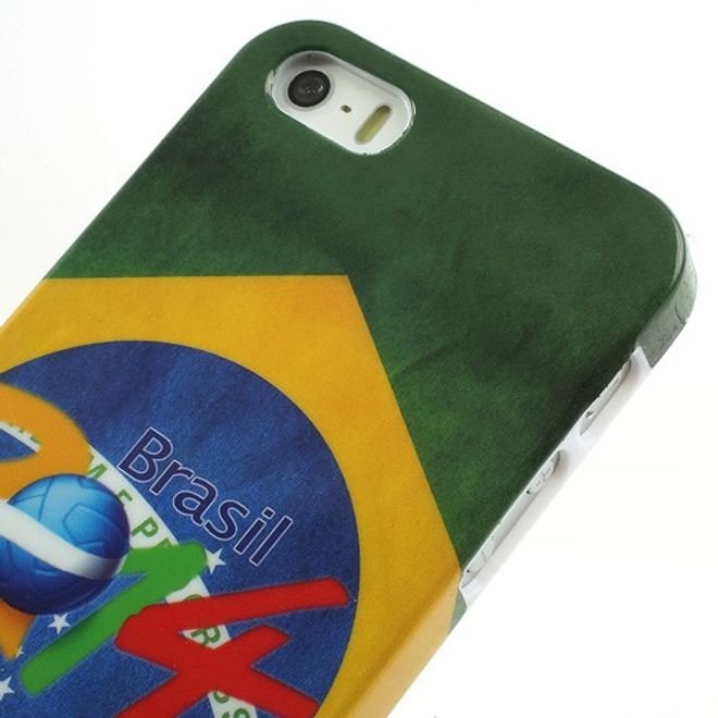 iPhone SE/5S/5 Brazil World Cup 2014 Plastic Case