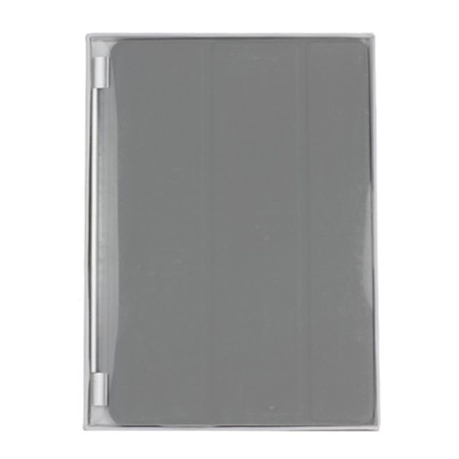 iPad Mini 1/2/3 Leather Case with Front Power Off Function - Grey