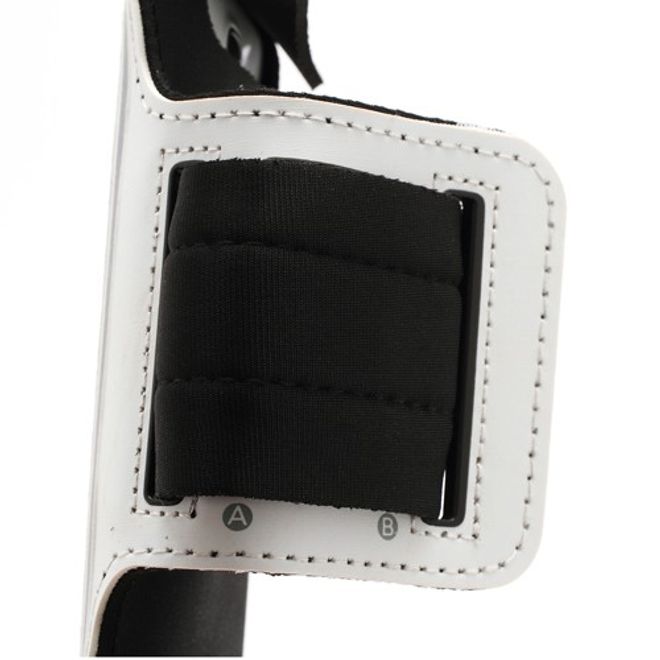 Sport Armband Case fürs Samsung Galaxy S4 - weiss