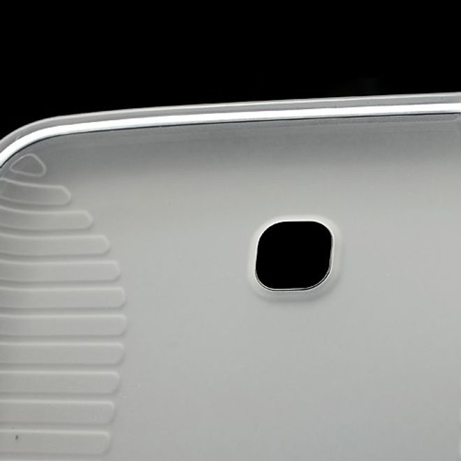 Samsung Galaxy Tab 3 7.0 Anti-Rutsch und elastisches Plastik Case - weiss/transparent