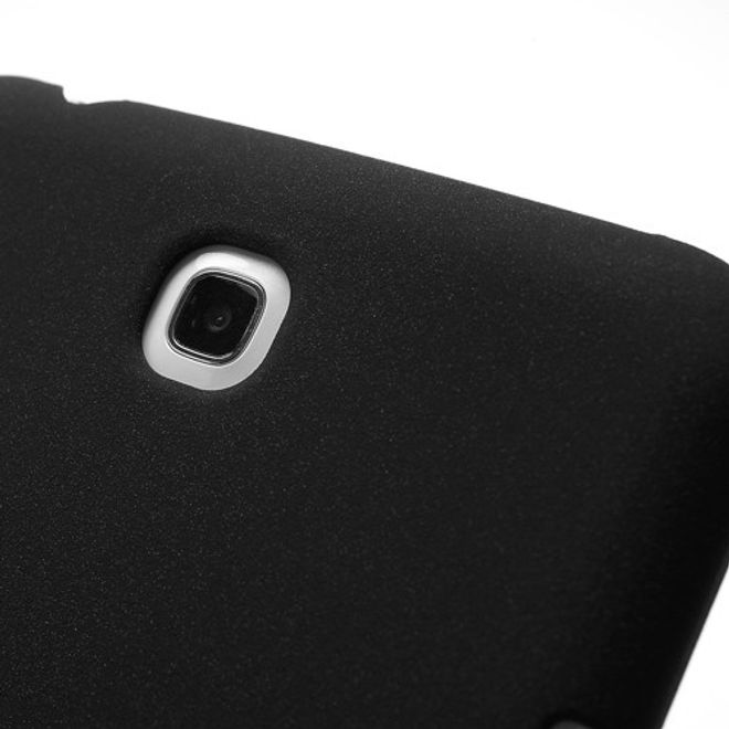 Samsung Galaxy Tab 3 7.0 Plastik Case mit sandartiger Oberfläche - schwarz