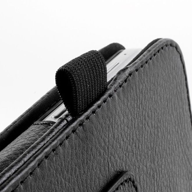 Samsung Galaxy Tab 3 7.0 Litchi-style Leder Case mit Standfunktion - schwarz