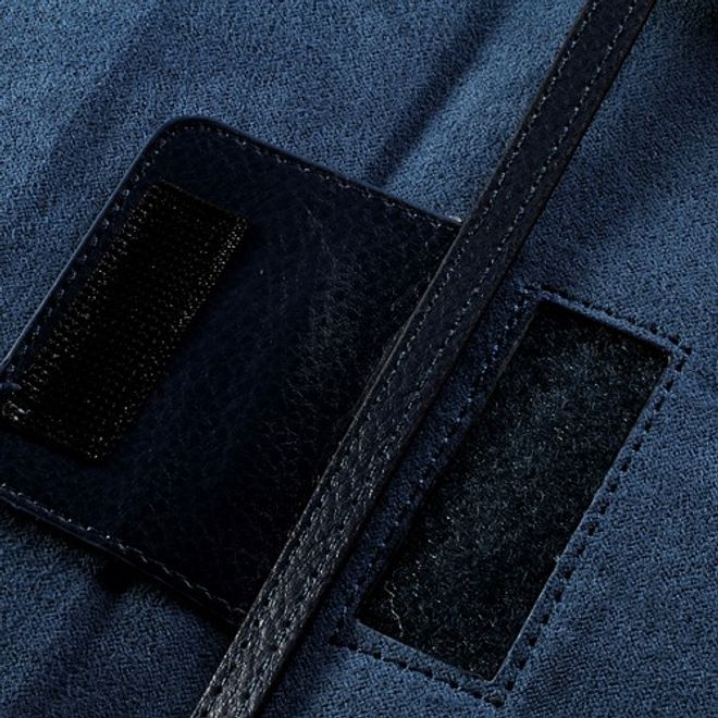 Samsung Galaxy Tab 3 7.0 Litchi-style Leder Case mit Standfunktion - dunkelblau