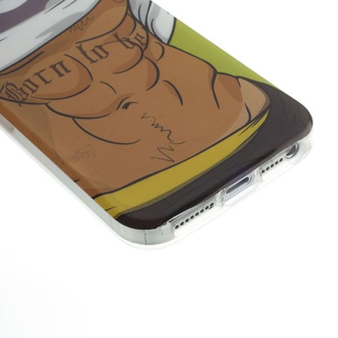 iPhone SE/5S/5 Elastisches Plastik Case mit muskulösem Männerkörper