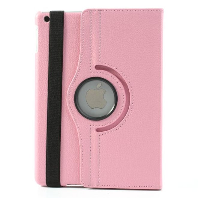iPad Air Schutzhülle - Bookcover aus Kunstleder - 360° Rotationsmöglichkeit - rosa