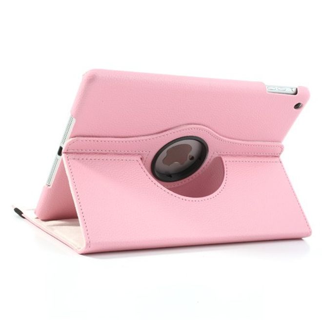 iPad Air Schutzhülle - Bookcover aus Kunstleder - 360° Rotationsmöglichkeit - rosa